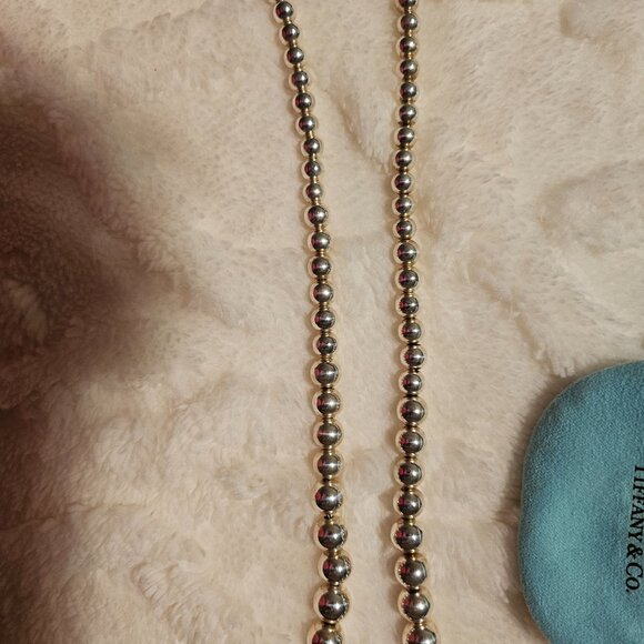 Tiffany HardWear Sterling Silver Ball Necklace, Bracelet and Earrings Set - Picture 6 of 7